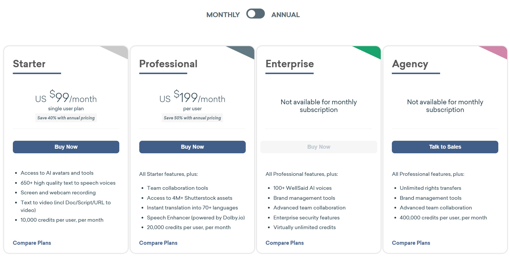 Vyond pricing